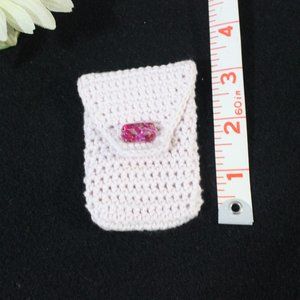 🌈 NEW Crochet Medicine Coin Crystal Holder Boho HANDCRAFTED